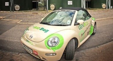 Barker gets biogas Bug in sewage-powered car