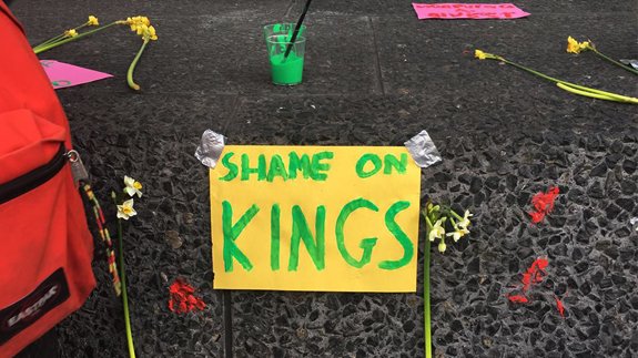 PhD student goes hungry to protest fossil fuel investment