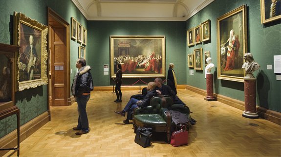 National Portrait Gallery gets the green light treatment