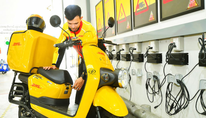 DHL Express Thailand supercharges its deliveries with electric motorcycles