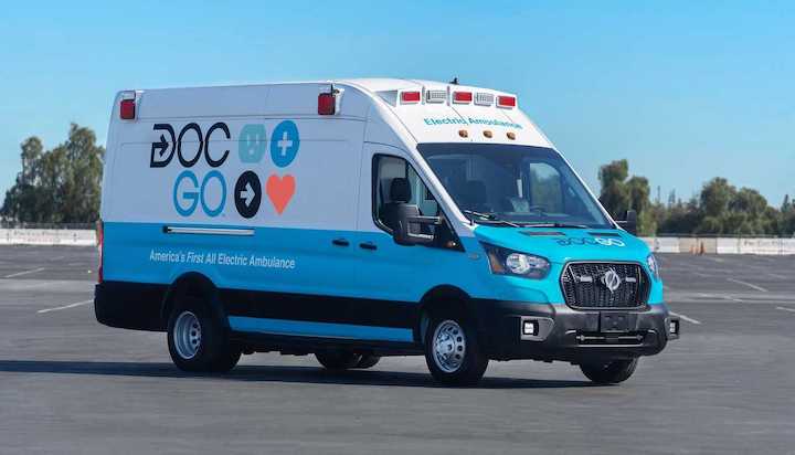 DocGo debuts all-electric ambulance in a ‘first’ for the US