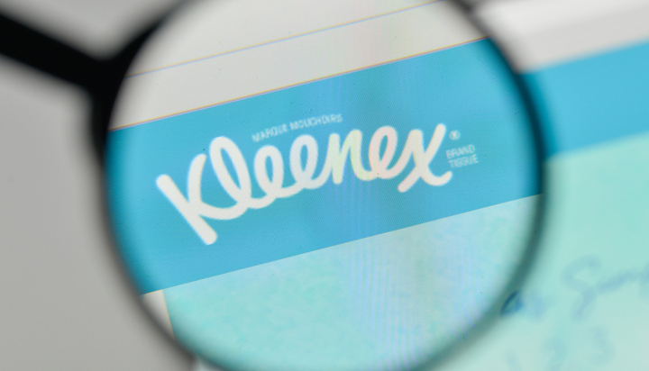 Kleenex wipes up waste by removing plastic on all tissue boxes